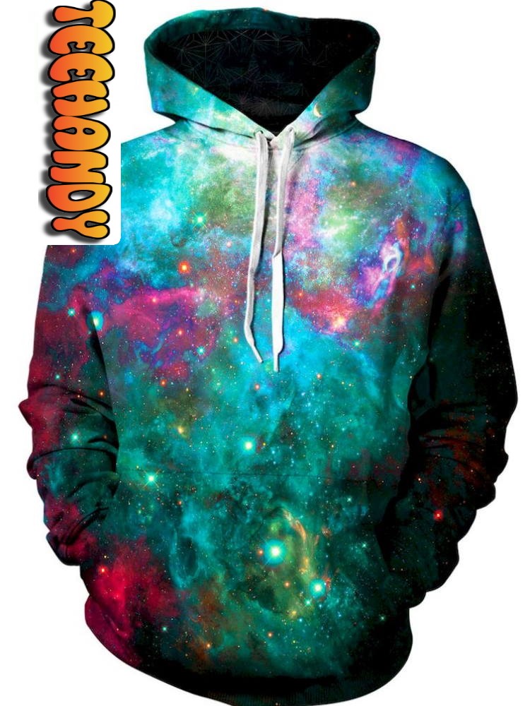 Galactic Transmission Unisex 3D Hoodie, All Over Print