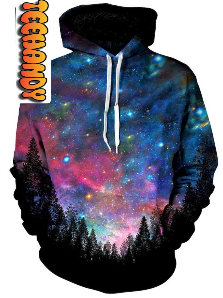 Galactic Valley Unisex 3D Hoodie, All Over Print