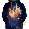 Galaxy Eevee Hoodie 3D, Pokemon Gifts For Men 
