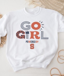Gameday Couture Syracuse Orange PoweredBy Go Girl T-Shirt - Empowering Syracuse Basketball Fans