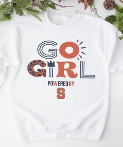 Gameday Couture Syracuse Orange PoweredBy Go Girl T-Shirt - Empowering Syracuse Basketball Fans