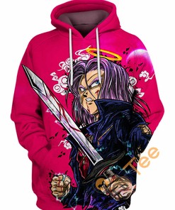 Gangsta Trunks Hoodie 3D, Dragon Ball Z Gifts For Men 