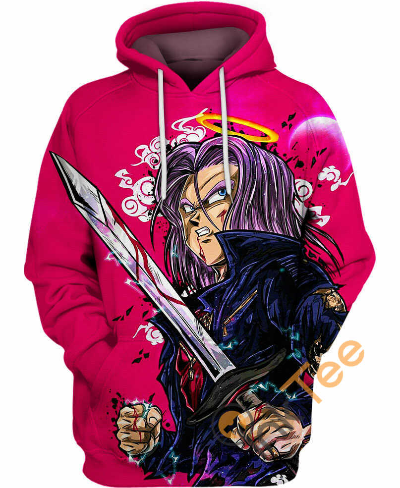 Gangsta Trunks Hoodie 3D, Dragon Ball Z Gifts For Men