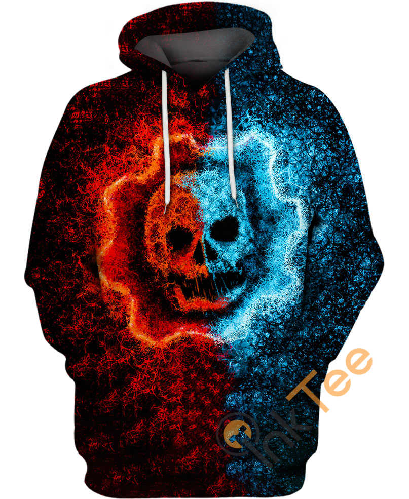 Gears Of War Logo Hoodie 3D, Gaming Gifts For Men