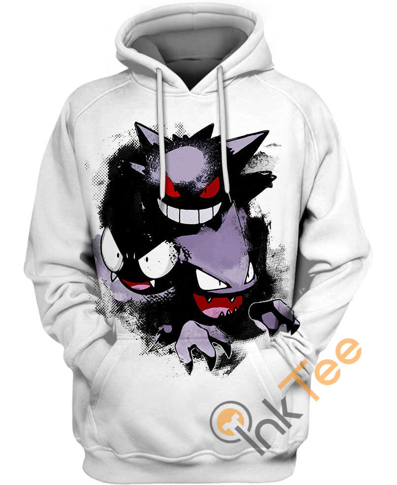 Gengar Gatsly Haunter Hoodie 3D, All Over Print