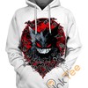 Gengar Red Shadow Hoodie 3D, All Over Print 