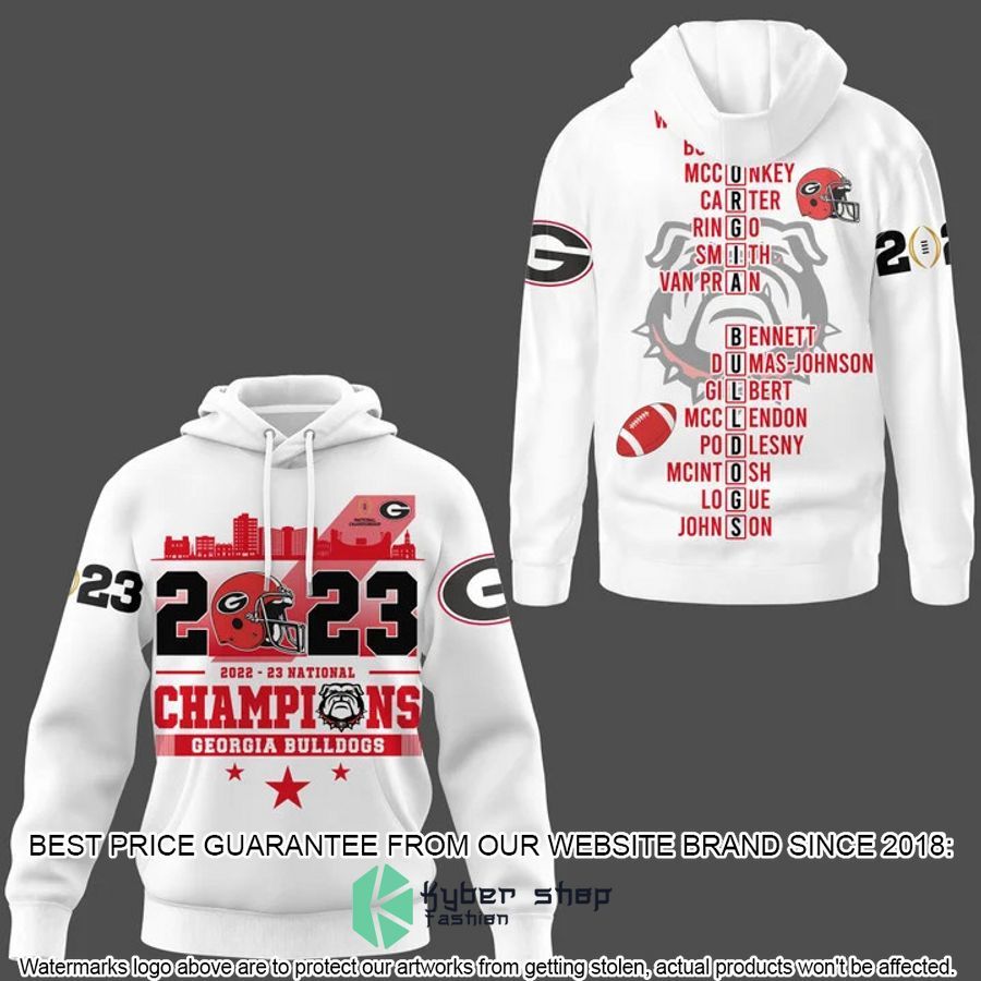 Georgia Bulldogs 2023 National Champions 3D Hoodie, Personalized