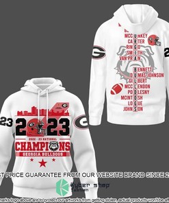 Georgia Bulldogs 2023 National Champions 3D Hoodie, Personalized