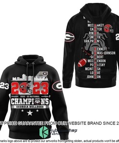 Georgia Bulldogs 2023 National Champions 3D Hoodie, Personalized