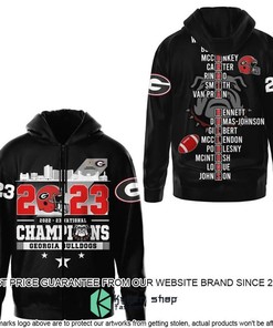 Georgia Bulldogs 2023 National Champions 3D Hoodie,  Personalized