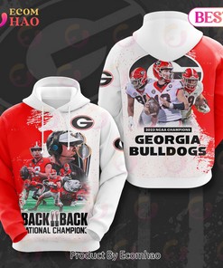 Georgia Bulldogs 2023 Ncaa Cfp National Champs 3D Hoodie