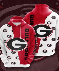 Georgia Bulldogs 3D All Over Print Zip Hoodie - Perfect For Ncaa Fans