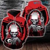 Georgia Bulldogs 3D Hoodie - Showcasing Skull Death Logo