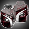 Georgia Bulldogs Armor Thunder 3D Hoodie - Perfect Gift For Him