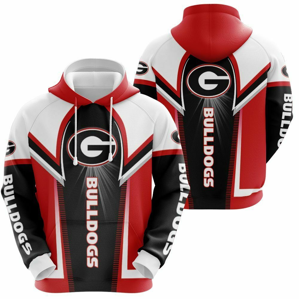 Georgia Bulldogs For Bulldogs 3D All Over Print Zip Hoodie - Rock Your Ncaa Fan Look With Style