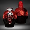 Georgia Bulldogs Halloween 3D All Over Print Zip Hoodie - Get In The Spirit Of Halloween With Ncaa Fans 