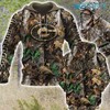 Georgia Bulldogs Hoodie 3D Camo Texture - Ready To Wear Camo Texture Hoodie For Ncaa Fans