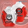 Georgia Bulldogs Hoodie 3D Mascot Go Dawgs - A Hoodie For Real Bulldogs Fans 