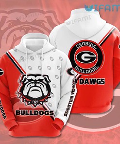 Georgia Bulldogs Hoodie 3D Mascot Go Dawgs - A Hoodie For Real Bulldogs Fans