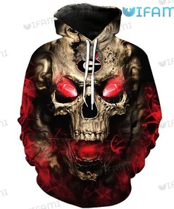 Georgia Football Hoodie 3D Fire Skull - Get Your Hot And Trendy Hoodie With Ncaa Fans