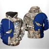 Georgia Southern Eagles Ncaa Camo Veteran Hunting 3D Hoodie - Ideal Gift Idea