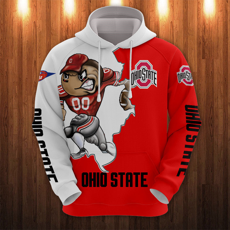 Georgia Tech Custom All Over Print Hoodie With Mascot Print