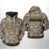 Georgia Tech Yellow Jackets Us Flag Skull 3D All Over Print Hoodie, Zip-Up Hoodie