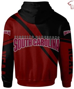 Get Noticed With The South Carolina Gamecocks Red And Black All Over Print 3D Hoodie
