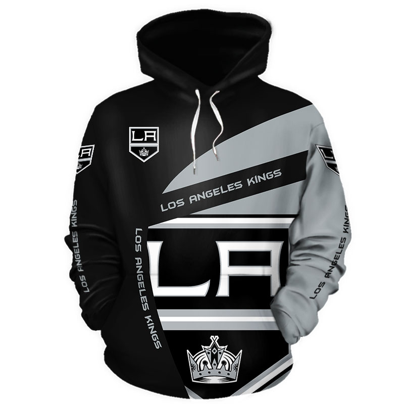 Get Ready For Gameday With Los Angeles Kings 3D Zip Hoodie Gift For Fans