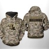 Get Ready For Hunting Season With Louisiana Tech Bulldogs Ncaa Camo Veteran 3D Printed Hoodie