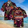 Get Ready For Summer With The Limited Edition Virginia Tech Hokies Summer Hawaiian  And Shorts