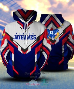 Get Ready For The Game With Kansas Jayhawks Custom Name 3D Zip Hoodie