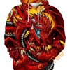 Get Ready To Duel With Slifer The Sky Dragon 3D Hoodie For Men 
