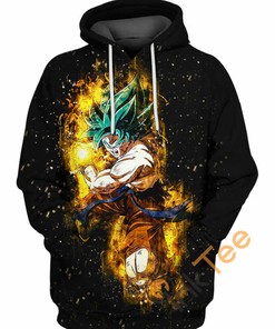 Get Ready To Fight With Son Goku Kamehameha 3D Hoodie For Men