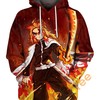 Get Your Elemental Game On With The Blooming Flame Undulation 3D Hoodie