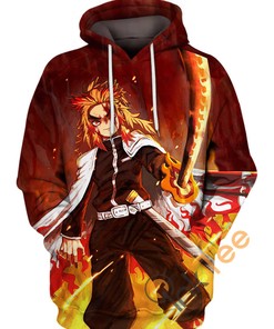 Get Your Elemental Game On With The Blooming Flame Undulation 3D Hoodie
