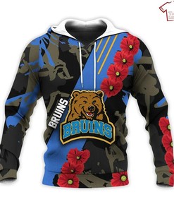 Get Your Floral Fix With The Ucla Bruins Floopy Flowers 3D All Over Print Hoodie