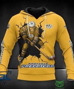 Get Your Hands On Personalized Nashville Predators Nhl Skull Punisher 3D All Over Print Hoodie With Zip Up