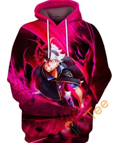 Get Your Hands On The Black Asta 3D Hoodie