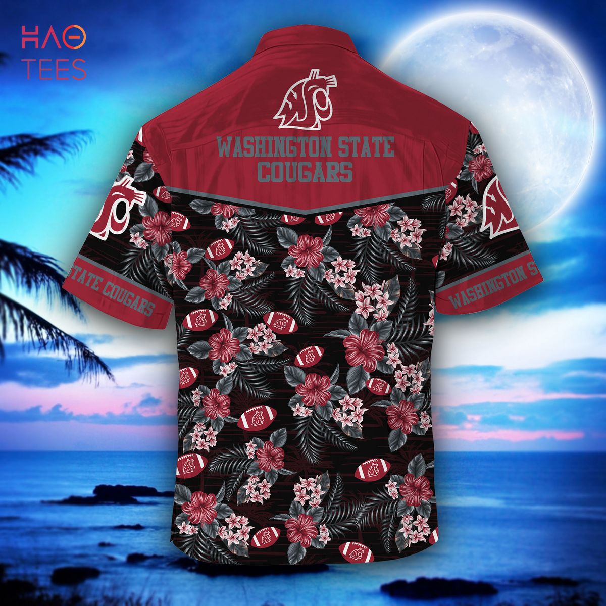 Get Your Hands On The Limited Edition Washington State Cougars Hawaiian , New Gift For Summer