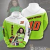 Get Your Heart Racing With Danica Patrick Custom Hoodie In 3D - Perfect For Racing Fans! 