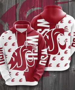 Get Your Perfect Fit With The Washington State Cougars No2120 Custom Hoodie 3D - Available In Sizes S To 5Xl