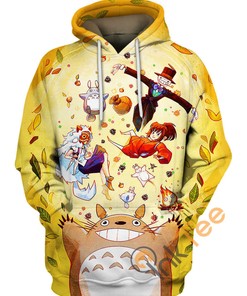 Ghibli Party Hoodie 3D | All Over Print Hoodie Printful