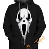 Ghost Scream Hoodie 3D | All Over Print Hoodies For Women