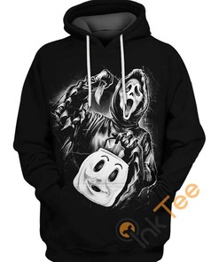 Ghostface Scream Hoodie 3D | Custom All Over Print Hoodie