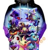 Ghostlymon Pokemon Hoodie 3D | All Over Print Hoodie Printful