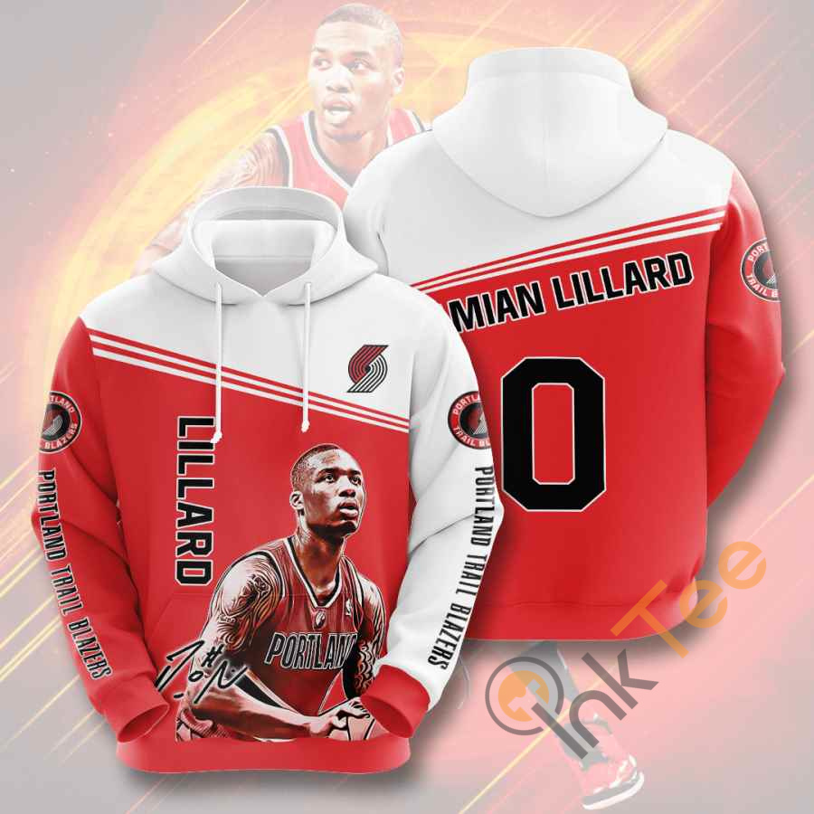 Gifts For Men - All Over Print Sports Basketball Nba Portland Trail Blazers Usa Hoodie 3D