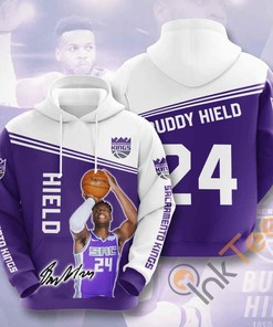 Gifts For Men - All Over Print Sports Basketball Nba Sacramento Kings Buddy Hield Usa Hoodie 3D