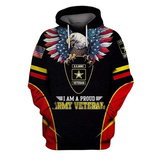 Gifts For Men - Custom All Over Print Official U.S.Armys Custom Hoodie 3D