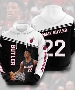 Gifts For Men - Custom All Over Print Sports Team Jimmy Butler Miami Heat Hoodie 3D